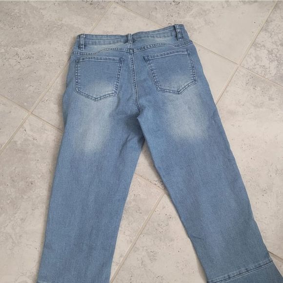 Tribal Audrey  Pocket Straight Crop Jeans - Picture 4 of 4